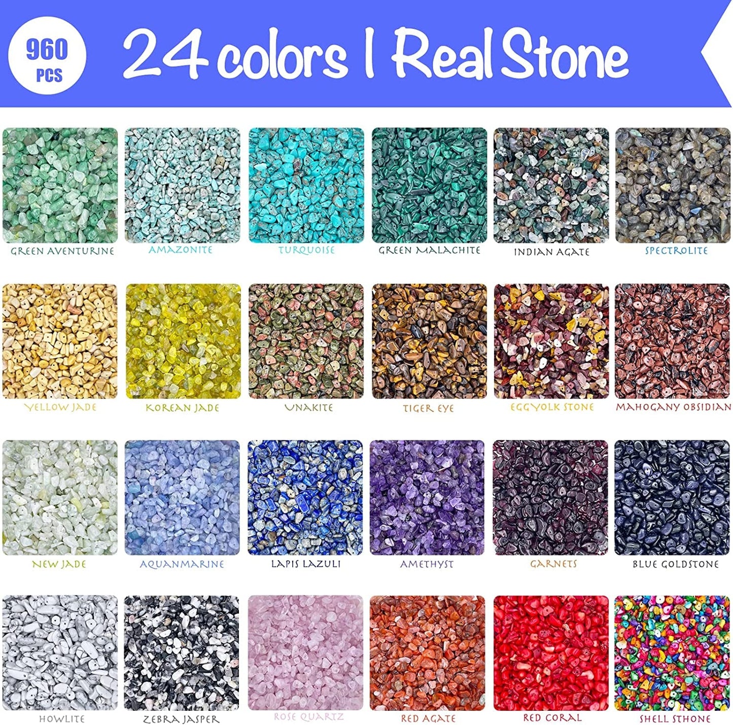 Jewelry Making Kit for - 1760 PC Crystal Beads, 800 PC Jewelry Findings, DIY Br
