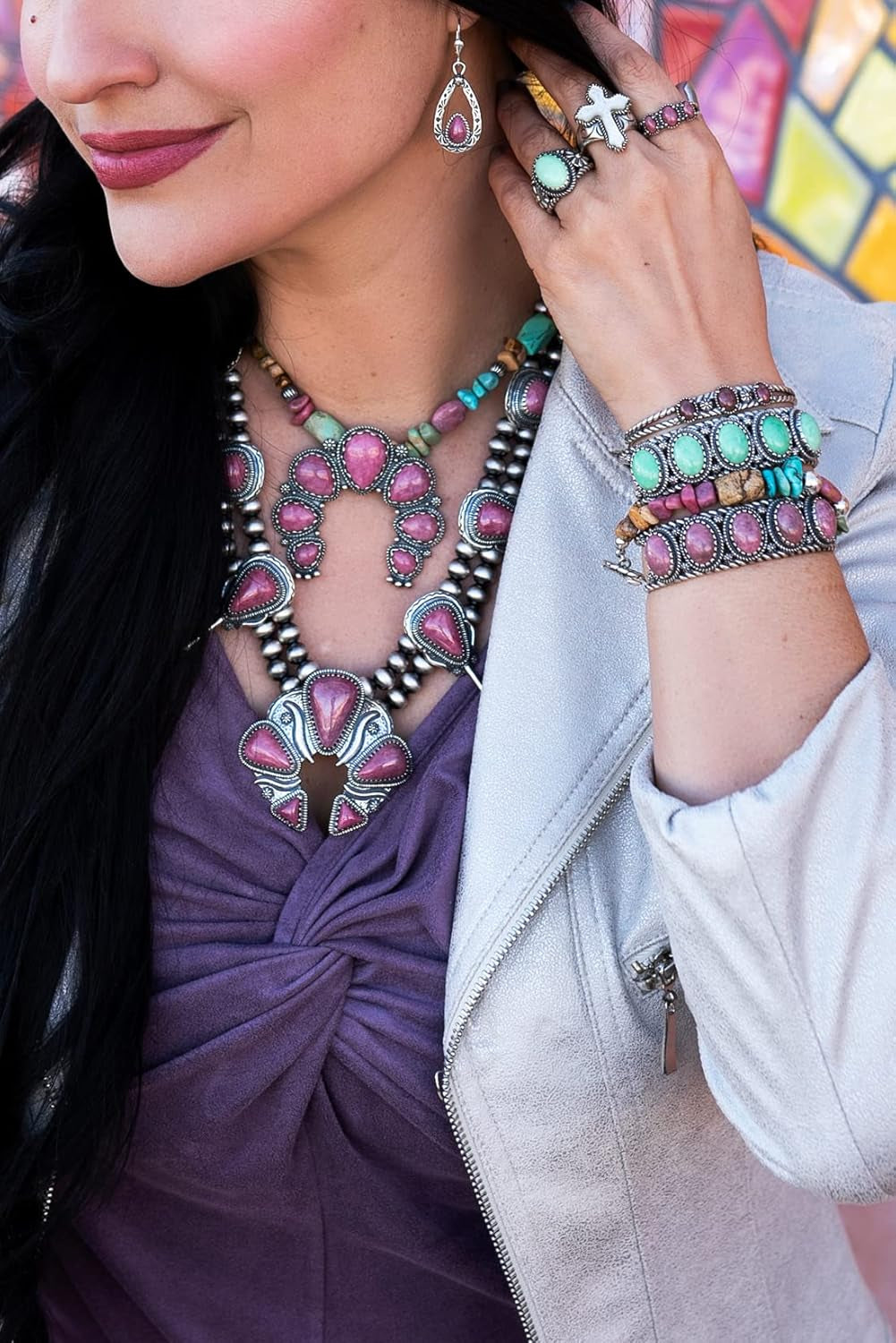 Sterling Silver Women'S Drop & Dangle Earrings Choice of Gemstone Color